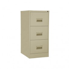 3 Drawers Filing Cabinet with Recess Handle