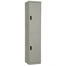 2 Compartments Steel Locker (15")