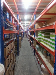 Display Rack with Top Flooring 